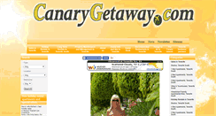 Desktop Screenshot of canarygetaway.com